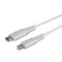 Фото #13 товара Lindy 2m USB C to Lightning Cable white - 2 m - Lightning - USB C - Male - Male - White