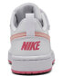 Спортивные кроссовки для девочек Nike Court Borough Low Recraft White/Pink, 13 - фото #4