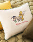 Children’s winnie the pooh cushion cover with crochet detail Зеленый, 30 x 40 cm** **30 x 40 cm - фото #7