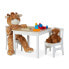 Фото #1 товара Kindertisch mit 2 Stühlen weiß/natur