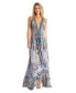 ფოტო #1 პროდუქტის Women's Maxi halterneck dress