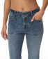 Фото #5 товара Women's Mid-Rise Cropped Boot-Cut Jeans