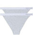 Фото #1 товара Mighty Good Undies 155397 Women's 2Pack Stretch Organic Cotton Grey Bikinis Sz.2