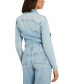 ფოტო #2 პროდუქტის Women's Doria Button Front Denim Jacket