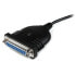 StarTech.com 6 ft USB to DB25 Parallel Printer Adapter Cable - M/F - 100 g - 1900 mm - 200 mm - 220 mm - 22 mm - 119 g