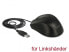 Фото #6 товара Delock 12548 - Left-hand - Optical - USB Type-A - 2400 DPI - Black