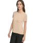 ფოტო #3 პროდუქტის Women's Studded Pocket Short-Sleeve Shirt