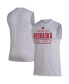 Фото #1 товара Men's Heather Gray Nebraska Huskers Sideline AEROREADY Pregame Tank Top