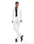 Фото #1 товара ASOS DESIGN flare suit trouser in white