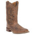 Фото #2 товара Laredo Durant Graphic Square Toe Cowboy Mens Brown Casual Boots 7835