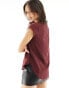 Фото #3 товара ONLY zip back blouse in brown