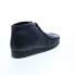 Фото #15 товара Clarks Wallabee Boot 26155512 Mens Black Leather Lace Up Chukkas Boots