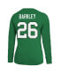 Women's Saquon Barkley Kelly Green Philadelphia Eagles Name Number Long Sleeve T-Shirt