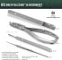 Фото #5 товара Blizzard Podiatry Instruments Set of 3 – Nail Clippers, Concave, Pointed and Narrow Edge, for the Care of Hard and Ingrown Nails – Made in Germany, Medical Use + Foot Care