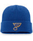 ფოტო #2 პროდუქტის Men's Blue St. Louis Blues Core Primary Logo Cuffed Knit Hat