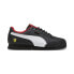 Puma Scuderia Ferrari Roma Via Mens Black Motorsport Inspired Sneakers Shoes