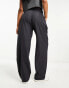 Sixth June contrast tailor trousers in grey