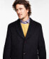 Фото #4 товара Men's Classic-Fit Medium Weight Solid Wool Blend Overcoats