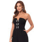 ფოტო #4 პროდუქტის Women's Scuba-Crepe Bow-Front Jumpsuit