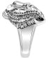 ფოტო #5 პროდუქტის EFFY® Men's Tiger Ring in Sterling Silver