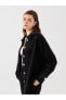 Фото #1 товара LCW Vision Kendinden Desenli Uzun Kollu Oversize Kadın Gömlek Ceket