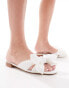 Фото #1 товара Be Mine Bridal Bowie flat sandals in ivory