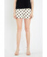 Фото #2 товара Women's Textured Dots Shorts