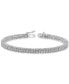 ფოტო #3 პროდუქტის Diamond Link Bracelet (1 ct. t.w) in Sterling Silver
