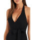 Фото #3 товара SEA LEVEL SWIM 293060 Dark Romance Plunge One-Piece w/Bonded Belt Size 8