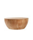 35.43"Vintage Style Bucket Shaped Coffee Table For Office, Dining Room And Living Room, Natural