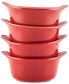 Фото #4 товара Посуда для выпечки Rachael Ray круглые керамические пробковые чашки, набор из 4 шт.