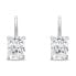 Фото #2 товара Beautiful silver earrings with zircons EA937W