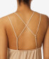 ფოტო #4 პროდუქტის Women's Satin Sleeveless V-Neck Nightgown