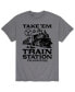 ფოტო #1 პროდუქტის Men's Yellowstone Take Em to the Train T-shirt