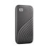 WD My Passport - 2000 GB - USB Type-C - 3.2 Gen 2 (3.1 Gen 2) - 1050 MB/s - Password protection - Grey