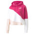 Фото #1 товара Puma Power Cat Pullover Hoodie Womens Pink Casual Outerwear 67397764