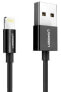Ugreen 80822 US155 - Black - USB A - Lightning - 1 m - Male - Male