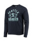 Фото #3 товара Men's '47 Heathered Deep Sea Blue Seattle Kraken Club Long Sleeve T-shirt