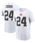 ფოტო #1 პროდუქტის Men's Nick Chubb White Cleveland Browns Player Name and Number T-shirt