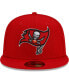 Фото #3 товара Men's Red Tampa Bay Buccaneers Patch Up Super Bowl XXXVII 59FIFTY Fitted Hat