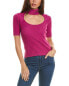 Фото #1 товара Monrow Rib Cutout Sweater Women's Pink Xs