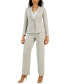 Women's Seamed Notched-Collar Stretch Pebble Crepe Jacket