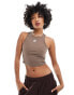 Фото #2 товара adidas Originals rib tank top in brown