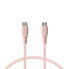 Data / Charger Cable with USB KSIX Pink 1 m