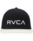 Фото #4 товара Men's Black, White Twill II Snapback Hat