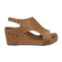 Фото #1 товара Corkys Carley Studded Wedge Womens Brown Casual Sandals 30-5316-CASM