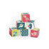 MINILAND Soft Rattle Cubes Set