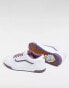 Vans Hylane chunky leather trainers in white and purple