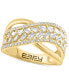 EFFY® Diamond Sculptural Band Ring (1/2 ct. t.w.) in 14k Gold