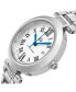 ფოტო #2 პროდუქტის Alexander Watch AD203B-01, Ladies Quartz Date Watch with Stainless Steel Case on Stainless Steel Bracelet